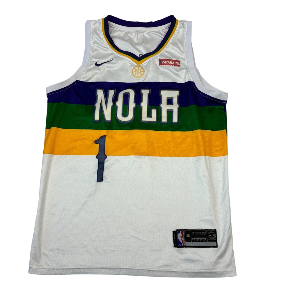 Nike New Orleans Pelicans Jersey Mens 48 Zion Williamson Swingman City Edition
